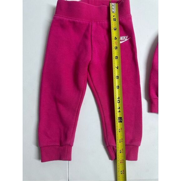 Nike Kids Fleece Sweat Jogging Suit 2 Pcs Pink Size 18 M See Description - Picture 10 of 14